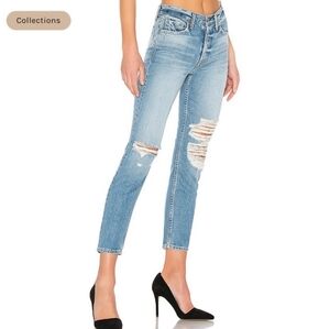 GRLFRND Heavily Distressed Skinny Jeans